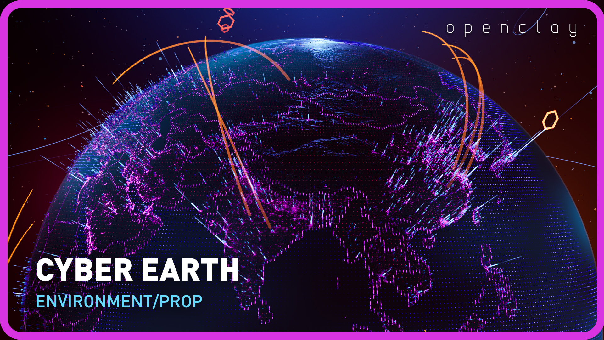 Cyber Earth (Animated Hologram Planet)